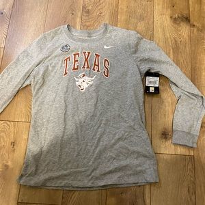 texas university long sleeve, cotton drifit
